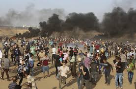 Gaza Protest Ends in Bloodshed