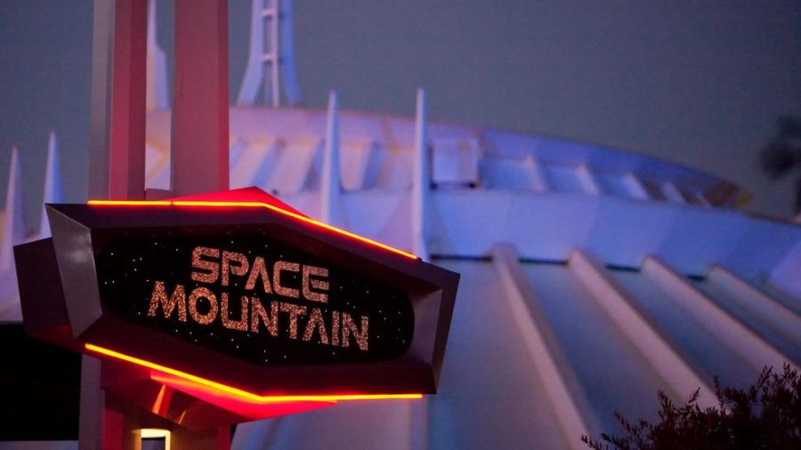 Man Climbs Off Disneylands Space Mountain