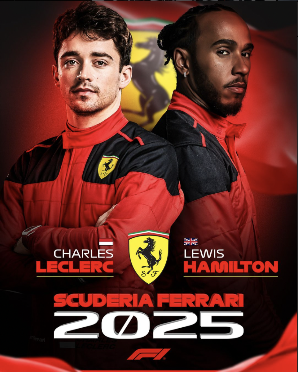 Leclerc and Hamilton Ferrari 2025