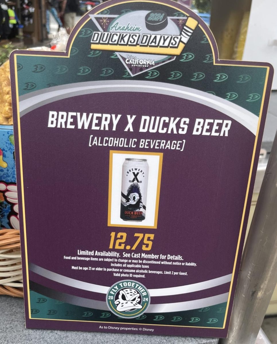 Brewery X Ducks Beer Sign