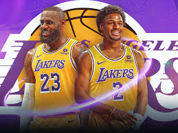 Father and Son Play for Lakers