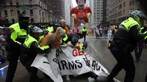 Protesters Arrested In Midst Of The Macy Thanksgiving Parade