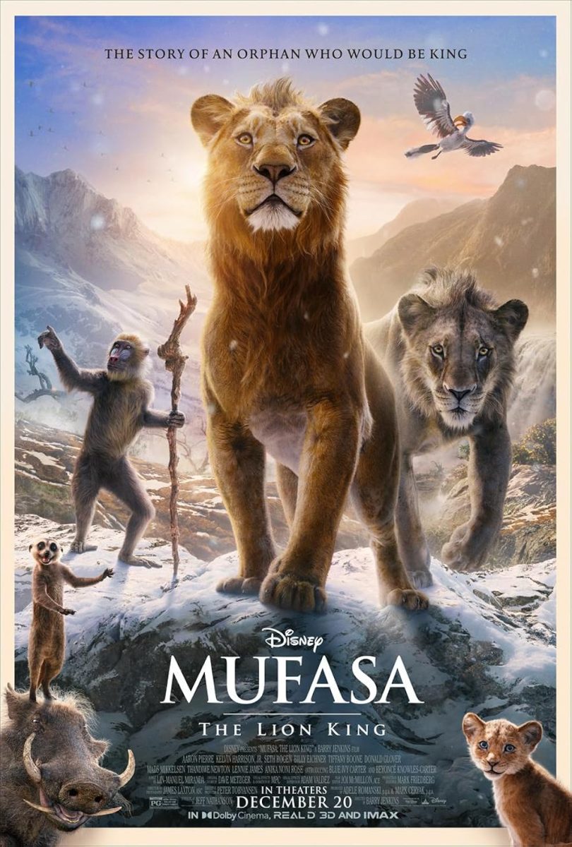 Movie poster for Mufasa: The Lion King