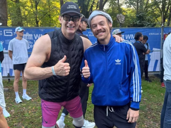 Harry Styles and Richard Whitehead