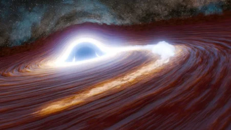 Astronomers Detect Black Hole Flare: Light of 10 Trillion Suns